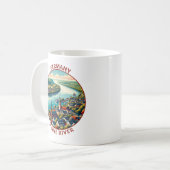 Rhein Deutschland Kaffeetasse (Vorderseite Links)