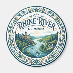 Rhein Deutschland Magnet