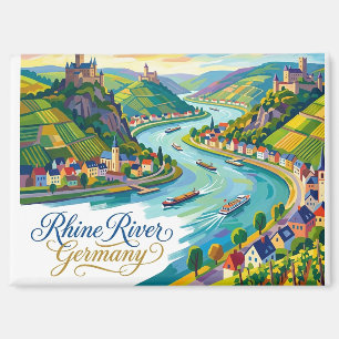 Rhein Deutschland Magnet