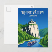 Rhein Deutschland Postkarte (Vorne/Hinten)