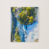Rhein Falls, Schaffhausen, Schweiz Puzzle (Vertikal)