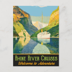 Rhein-Kreuzfahrten, Postkarte