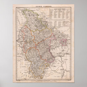Rhein Provinz, Deutschland Poster