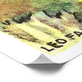 Rhein, Schwarzwald, Deutschland. Vintage Poster (Ecke)