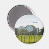 Rheinaue Park in Bonn Magnet (Vorderseite/Rückseite)