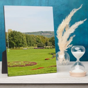 Rheinaue Park Plakette Fotoplatte