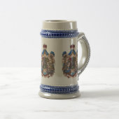 Rheinbergen Armorial Stein Bierglas (VorderseiteRechts)