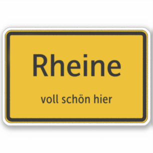 Rheine Aufkleber Sticker Autoaufkleber