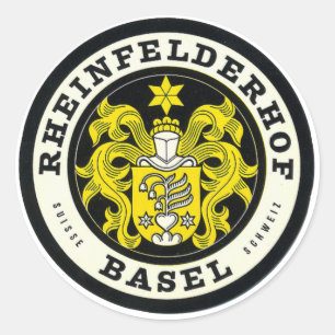 Rheinfelderhof Basel Schweiz Reiseaufkleber Runder Aufkleber