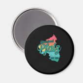 Rheinland Pfalz Bundesland Deutschland Magnet (Vorderseite/Rückseite)