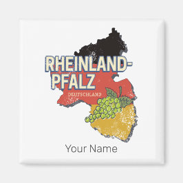 Rheinland-Pfalz Deutschland Bundesstaatlicher Staa Magnet