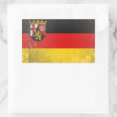 Rheinland-Pfalz Rechteckiger Aufkleber (Tasche)