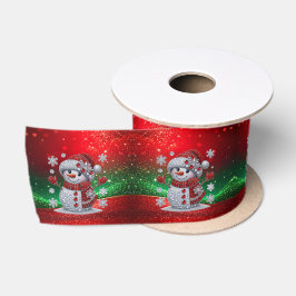 Rheinstein-Schneemann-Feiertag-Satinband Satinband
