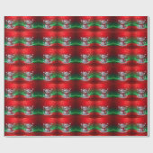 Rheinstein-Schneemann-Feiertags-Geschenkpapier Geschenkpapier (Flach)