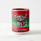 Rheinstein-Schneemann-Feiertagsbecher Tasse (Zentrum)