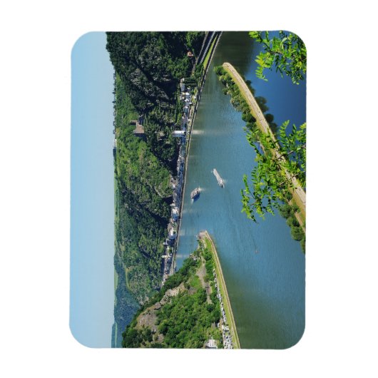 Rheintal an der Loreley Magnet (Vertikal)