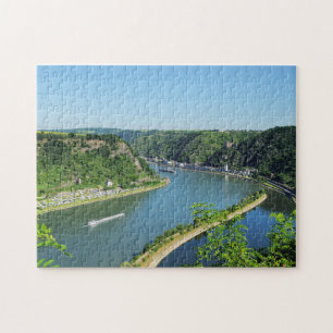 Rheintal an der Loreley Puzzle