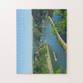 Rheintal an der Loreley Puzzle (Vertikal)