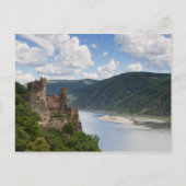 Rheintal - Burg Rheinstein Postkarte (Vorderseite)