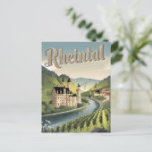 Rheintal Deutschland Postkarte (Stehend Vorderseite)
