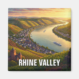 Rheintal Deutschland Reisen Magnet