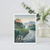 Rheintal Deutschland Vintag Postkarte (Stehend Vorderseite)