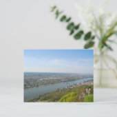Rheintal durch Bonn, Deutschland Postkarte (Stehend Vorderseite)