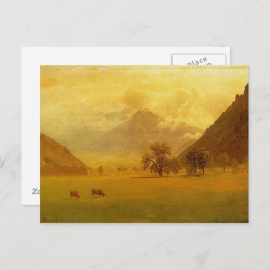 Rheintal Postkarte (Vorne/Hinten)