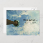 Rheinturm Dusseldorf Postcard Postkarte (Vorne/Hinten)