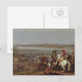 Rheinüberquerung, 12. Juni 1672 Postkarte (Vorne/Hinten)