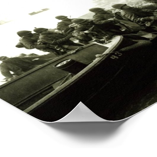 Rheinüberquerung Poster (Ecke)