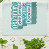 Rhetorische Fragen Funny Grammar Geschirrtuch (Gefaltet)