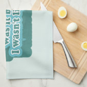 Rhetorische Fragen Funny Grammar Geschirrtuch (Viertel Falte)