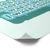 Rhetorische Fragen Funny Grammar Poster (Ecke)