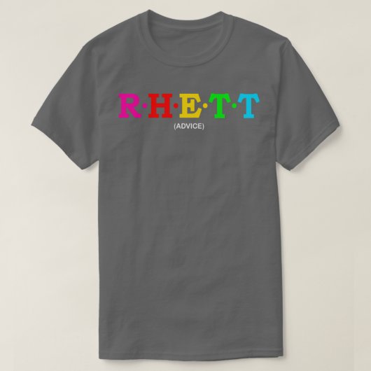 Rhett Advice T-Shirt (Design vorne)