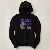 Rheumatoid Arthritis Awareness Costume Sloth Gift Hoodie (Design vorne)