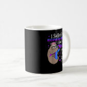 Rheumatoid Arthritis Awareness Costume Sloth Gift Kaffeetasse (VorderseiteRechts)