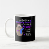 Rheumatoid Arthritis Awareness Costume Sloth Gift Kaffeetasse (Links)