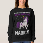 Rheumatoid Arthritis Warriors Are Magical Awarenes Sweatshirt (Vorderseite)