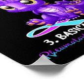 Rheumatoide Arthritis Bewusstsein Dragon I habe dr Poster (Ecke)