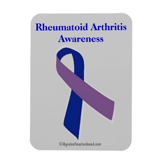 Rheumatoide Arthritis Bewusstsein Magnet (Vertikal)