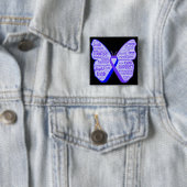 Rheumatoide Arthritis Butterfly Ribbon Button (Beispiel)