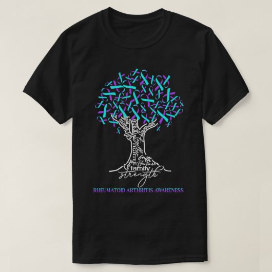 Rheumatoide Arthritis Das Bewusstsein für die Rheu T-Shirt (Design vorne)