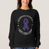 Rheumatoide Arthritis Hoffnung auf Heilung Sweatshirt (Vorderseite)