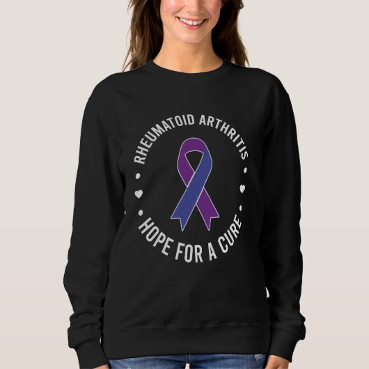 Rheumatoide Arthritis Hoffnung auf Heilung Sweatshirt (Vorderseite)