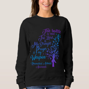 Rheumatoide Arthritis Real Battle Prayer RA Diseas Sweatshirt