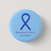 Rheumatoide Arthritis Sensibilisierungsband für da Button (Vorderseite)