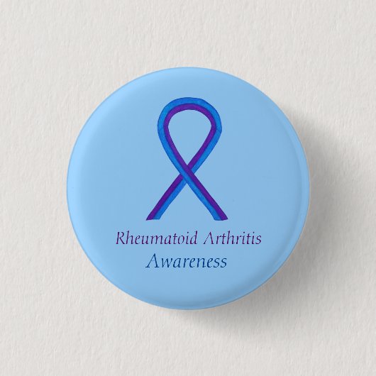 Rheumatoide Arthritis Sensibilisierungsband für da Button (Vorderseite)