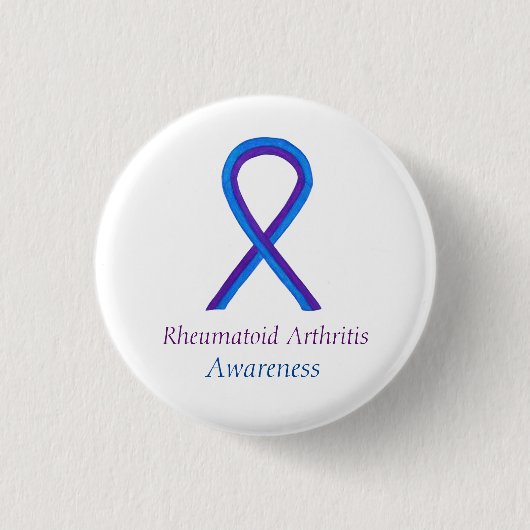 Rheumatoide Arthritis Sensibilisierungsband für da Button (Vorderseite)