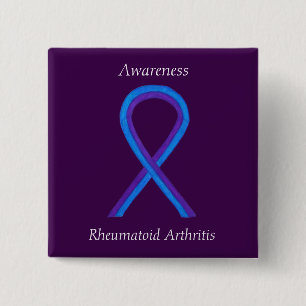 Rheumatoide Arthritis Sensibilisierungsband für da Button